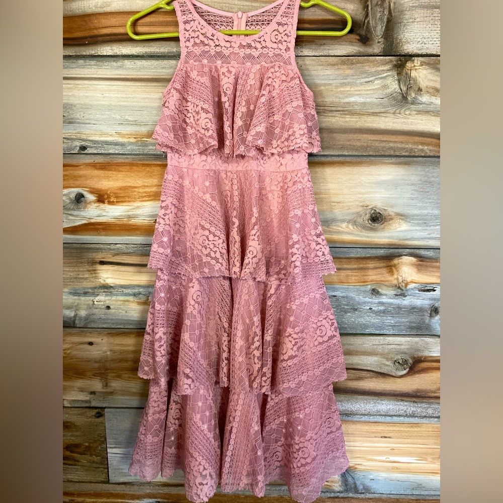 Dusty pink GB girls dress size 12
